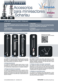 product info de los minireactores en fase liquida de Scharlau