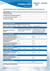 Cuestionario minireactores scharlau